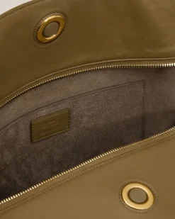 Grand Sac Kaki Carrousel En Cuir