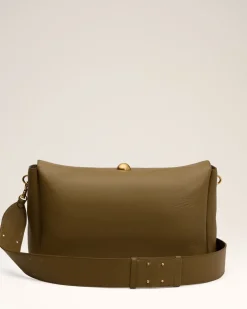 Grand Sac Kaki Carrousel En Cuir