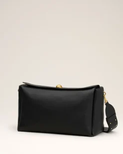 Grand Sac Noir Carrousel En Cuir