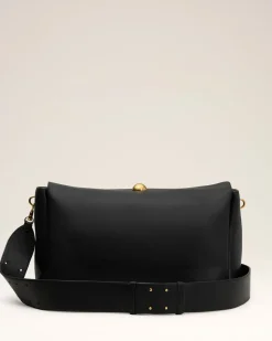 Grand Sac Noir Carrousel En Cuir
