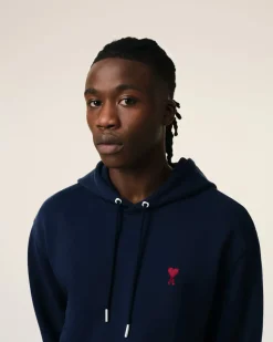 Hoodie Bleu Ami De Coeur En Coton Biologique