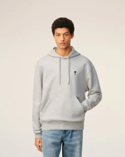 Hoodie Gris Ami De Coeur En Coton