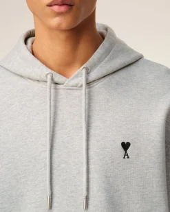Hoodie Gris Ami De Coeur En Coton