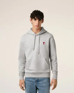 Hoodie Gris Ami de Coeur En Coton
