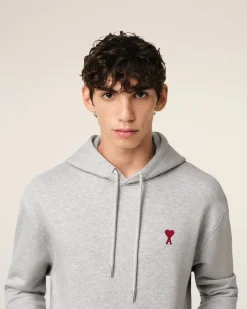 Hoodie Gris Ami de Coeur En Coton