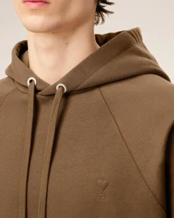 Hoodie Marron Ami De Coeur En Coton