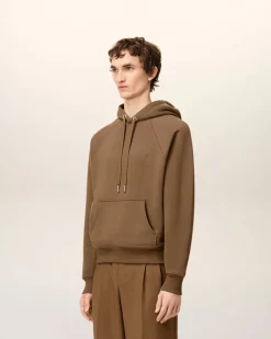 Hoodie Marron Ami De Coeur En Coton