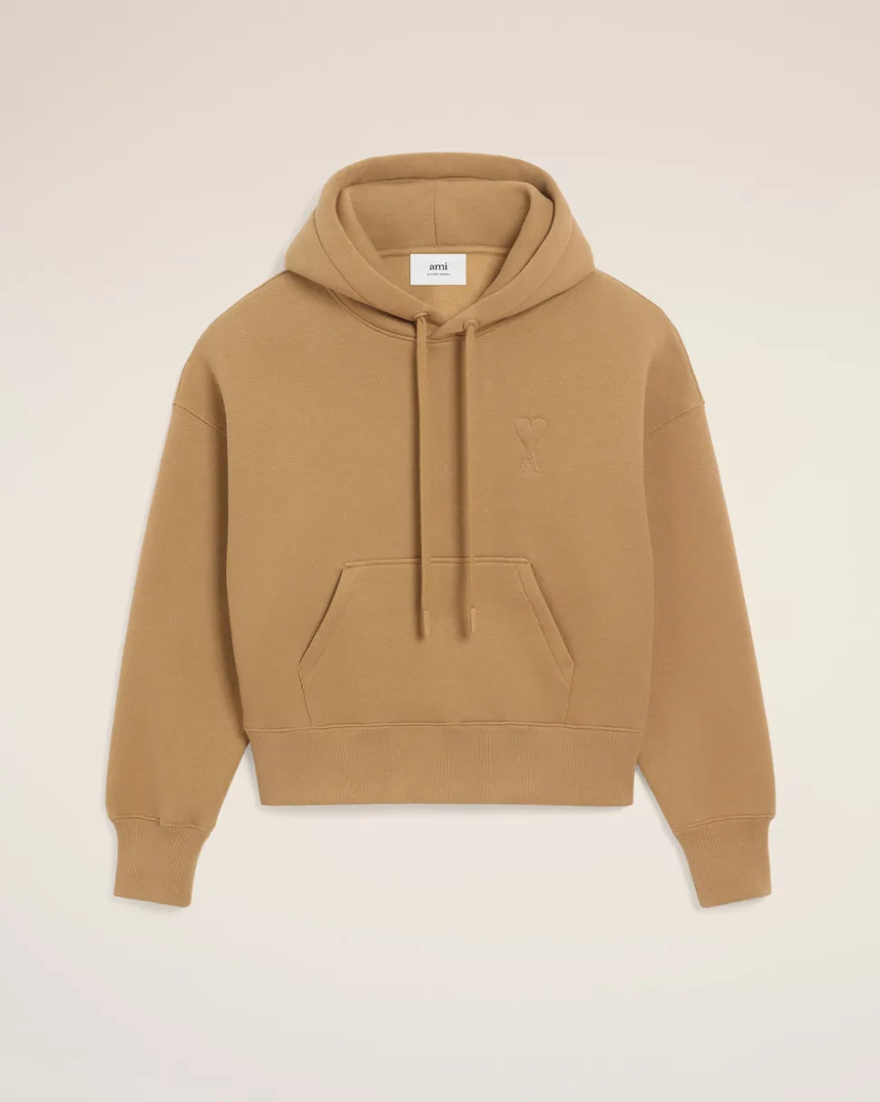 Hoodie Marron Ami De Coeur En Coton