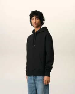 Hoodie Noir Ami de Coeur En Coton