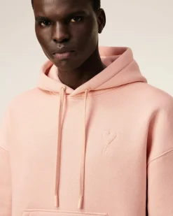 Hoodie Rose Ami De Coeur En Coton