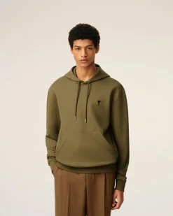 Hoodie Vert Ami De Coeur En Coton