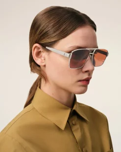 Lunettes De Soleil 75007 En Acie Argent