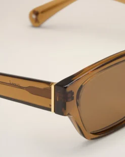 Lunettes De Soleil 75009 Marron En Acétate