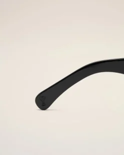 Lunettes De Soleil 75001 Noires En Acétate