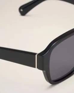 Lunettes De Soleil 75006 Noires En Acétate