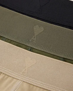 Pack Trois Boxers Gris Ami de Cœur En Coton