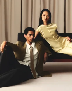 Pantalon Noir Elastiqué En Laine