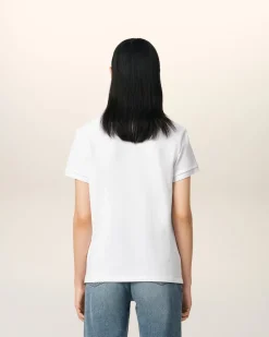 Polo Blanc Ami De Coeur En Coton Organique