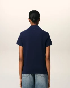 Polo Bleu Ami De Coeur En Coton Organique