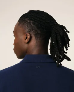 Polo Bleu Ami De Coeur En Coton Organique