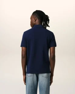 Polo Bleu Ami De Coeur En Coton Organique