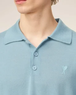 Polo Bleu Ami De Coeur En Laine