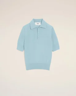 Polo Bleu Ami De Coeur En Laine
