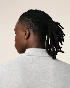 Polo Gris Ami de Coeur En Coton