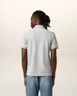 Polo Gris Ami de Coeur En Coton