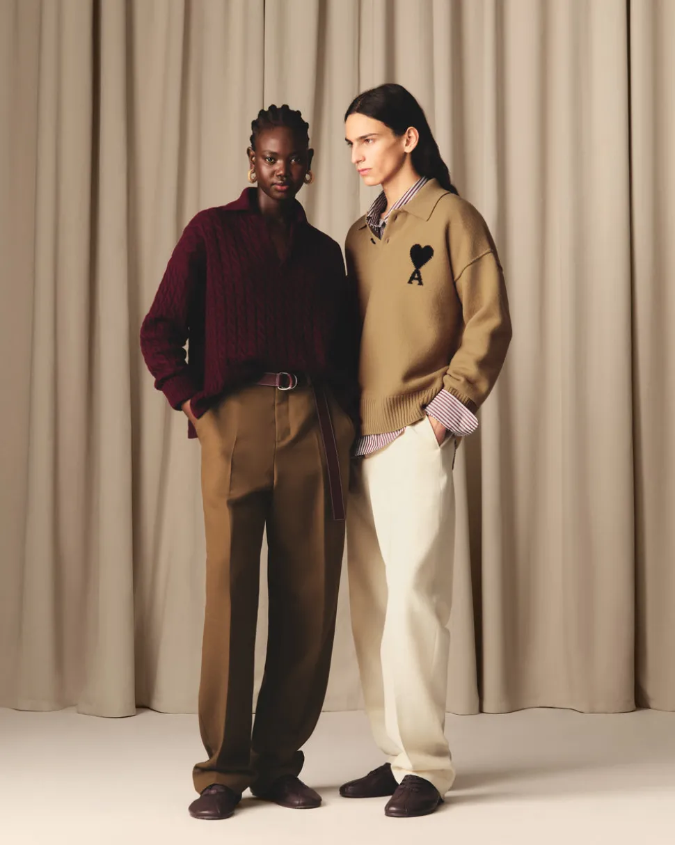 Polo Marron Ami De Coeur En Laine