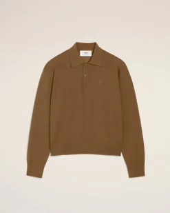 Polo Marron Ami De Coeur En Laine