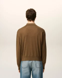 Polo Marron Ami De Coeur En Laine