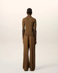 Polo Marron Ami De Coeur En Laine