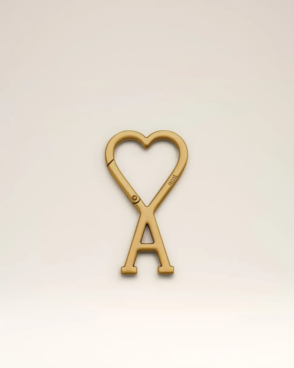 Porte Clés Doré Mousqueton Ami De Cœur En Métal