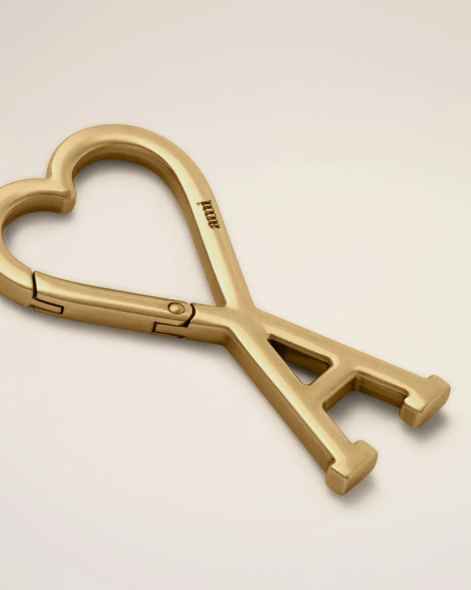 Porte Clés Doré Mousqueton Ami De Cœur En Métal