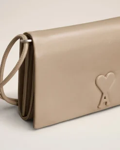 Portefeuille Noir Bandoulière Voulez-Vous En Cuir