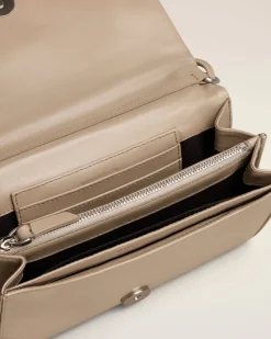 Portefeuille Noir Bandoulière Voulez-Vous En Cuir