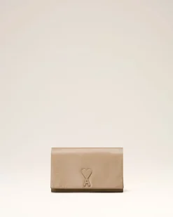 Portefeuille Noir Bandoulière Voulez-Vous En Cuir