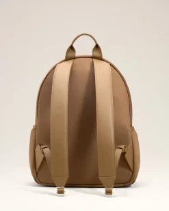 Sac A Dos Marron Marcel En Nylon Ouatiné