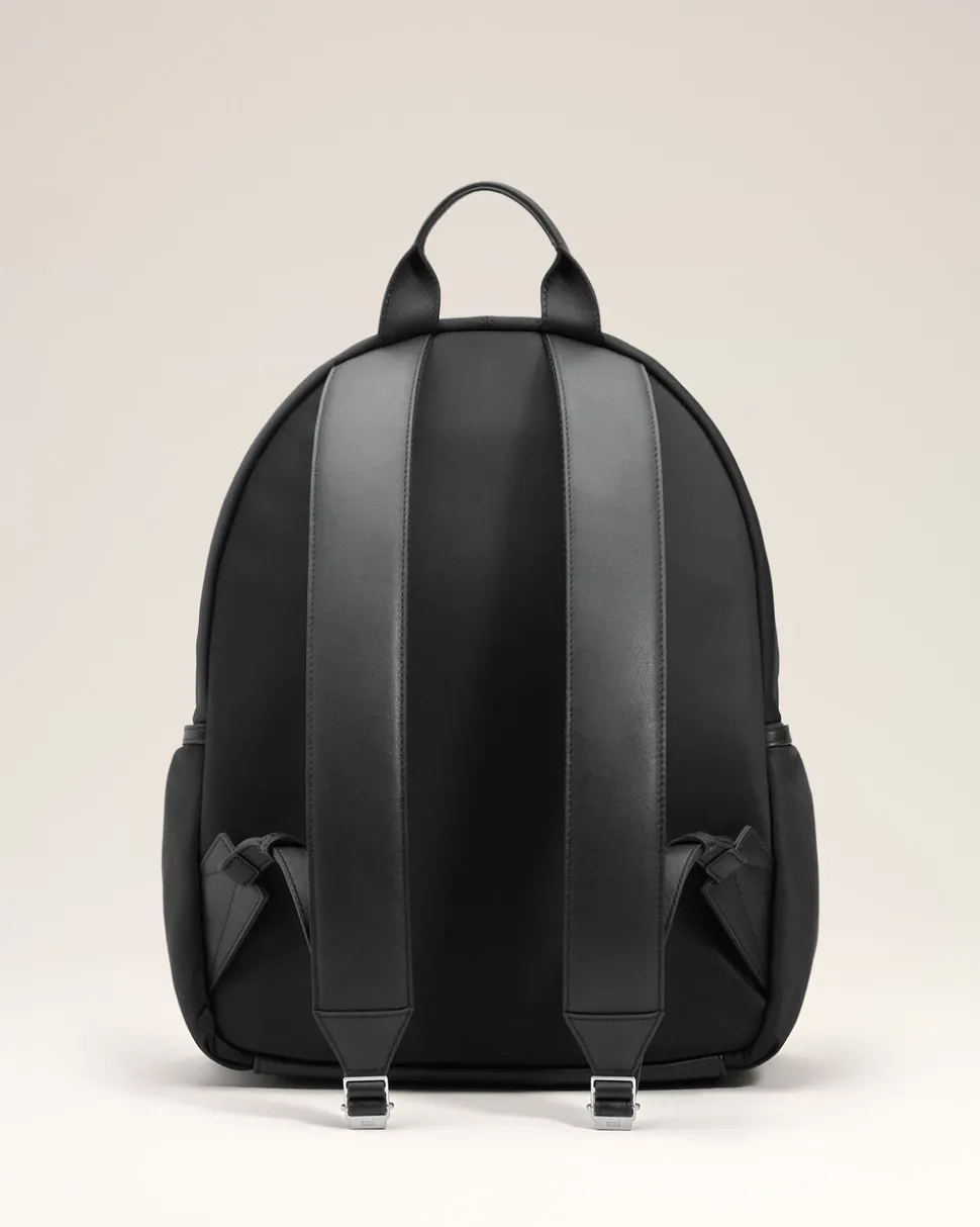 Sac A Dos Noir Marcel En Nylon Ouatiné