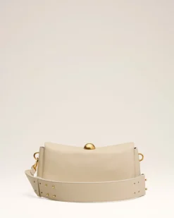 Sac Beige Carrousel En Cuir