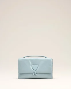 Sac Bleu Voulez Vous En Cuir Lisse