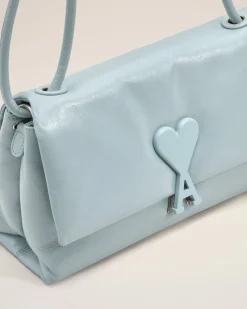 Sac Bleu Voulez Vous En Cuir Lisse