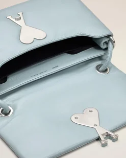 Sac Bleu Voulez Vous En Cuir Lisse