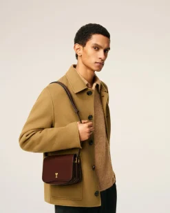 Sac Bordeaux Paris Paris En Cuir Glacé