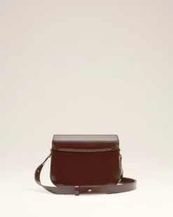 Sac Bordeaux Paris Paris En Cuir Glacé