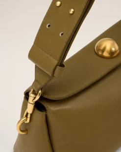 Sac Kaki Carrousel En Cuir