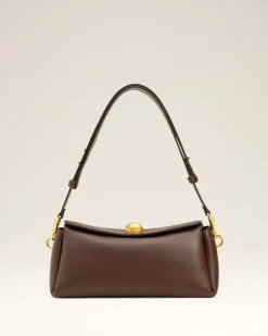 Sac Marron Carrousel En Cuir Lisse