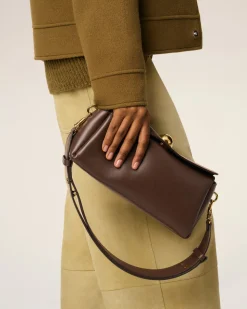 Sac Marron Carrousel En Cuir Lisse