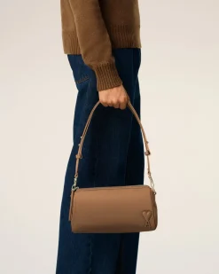 Sac Marron Marcel En Toile De Nylon